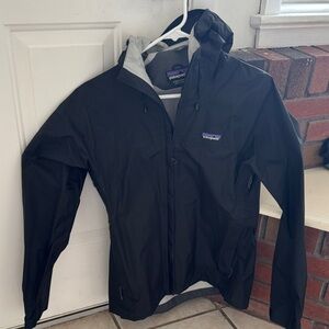 Patagonia Black Waterproof Hooded Jacket